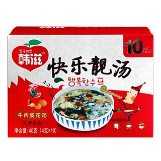 韩滋快乐靓汤牛肉蛋花汤 (力哦韩滋)