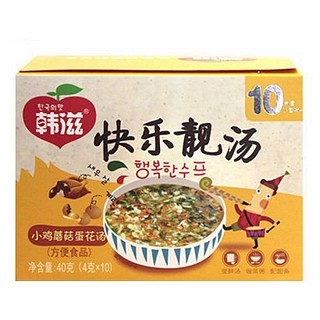 韩滋快乐靓汤小鸡蘑菇蛋花汤(力哦韩滋)