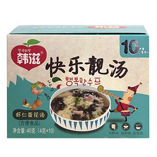 韩滋快乐靓汤虾仁蛋花汤 (力哦韩滋)