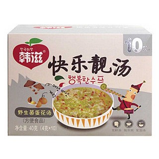 韩滋快乐靓汤鲜菌蛋花汤(力哦韩滋)