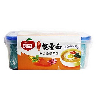 韩滋能量面牛肉蛋花+胡萝卜面条(力哦韩滋)