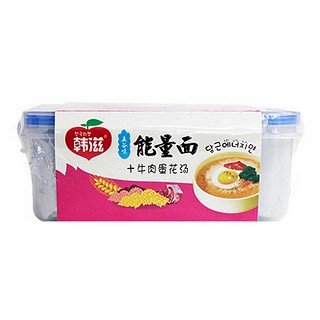 韩滋能量面牛肉蛋花+五谷面条(力哦韩滋)