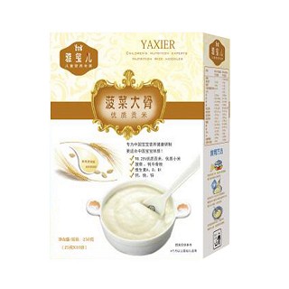 雅玺儿菠菜大骨营养米粉(好娃娃)