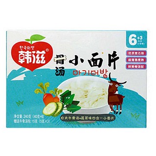 韩滋牛骨汤+蔬菜味四合一小面片(力哦韩滋)