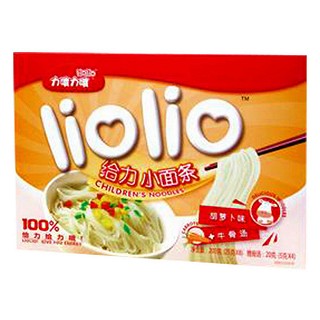 liolio力哦力哦给力小面条胡萝卜+牛骨汤(怀府麒麟)