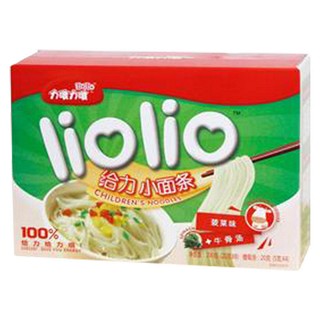 liolio力哦力哦给力小面条菠菜味+牛骨汤 (怀府麒麟)