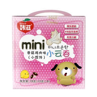 韩滋香菇鸡肉味mini小云吞(嘉禾绿色)