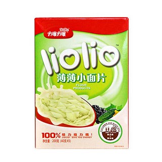liolio力哦力哦薄薄小面片黄瓜味+黑米味(力哦韩滋)