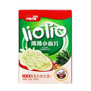 liolio力哦力哦薄薄小面片菠菜味+鸡蛋味(力哦韩滋)