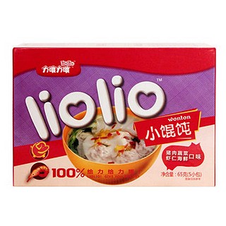 liolio力哦力哦猪肉蔬菜+虾仁海鲜小馄饨 (力哦韩滋)