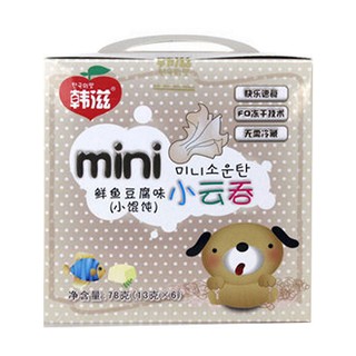 韩滋鲜鱼豆腐味mini小云吞(嘉禾绿色)