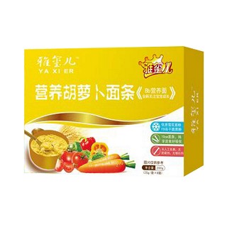 雅玺儿胡萝卜面条婴幼儿辅食面条(好娃娃)