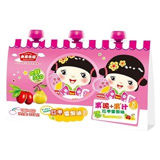 本家良田红枣雪梨果汁泥(黄罐)