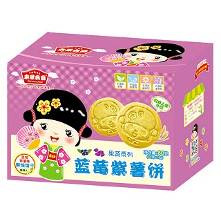 本家良田小饼干蓝莓紫薯味(绿麦)