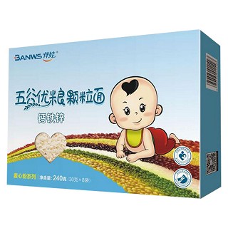 伴娃五谷优粮颗粒面（钙铁锌）(饶平县伴娃营养面)