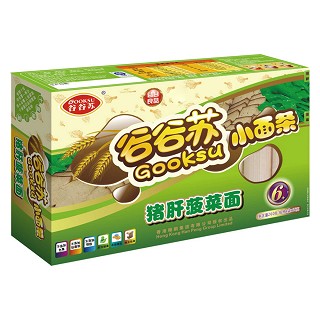 谷谷苏小面条猪肝菠菜面条(万家)