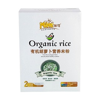 咪可宝宝婴幼儿辅食胡萝卜营养米粉米糊2段(诺泰)