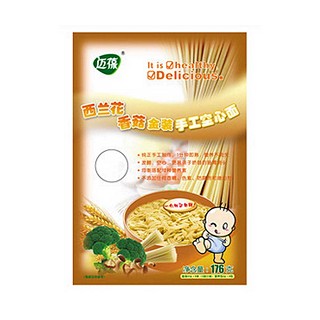 迈葆西兰花香菇金装纯手工空心面(高唐聚德鑫)