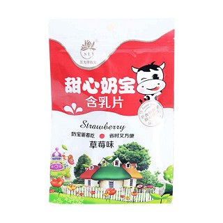 三力源不含植脂末奶酪奶干条草莓味(三力源农林牧生态)