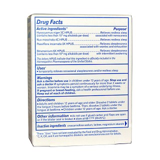 boiron 帮助睡眠速溶片(boiron)