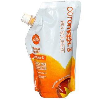 coromega big squeeze  lemon nectar 18 oz (coromega)