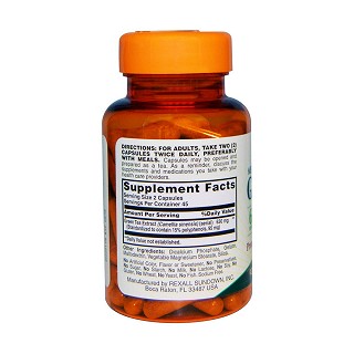 rexall sundown naturals mega potency green tea(sundown)
