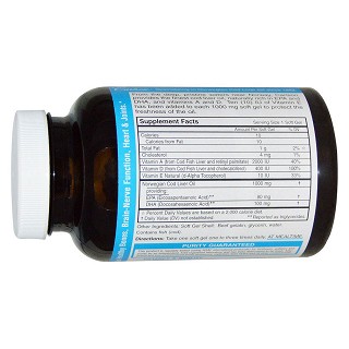 carlson labs 鱼肝油精华软胶囊(carlson)