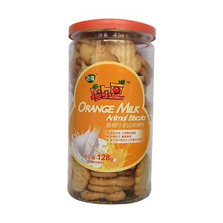 迈葆摩尔豆香橙牛奶动物薄饼干(福建天亿)