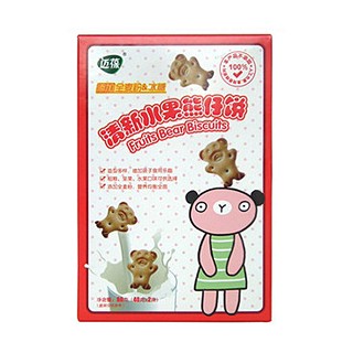 迈葆金装清新水果熊仔饼干(儿童)