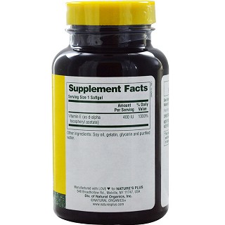 natures plus vitamin e 400 iu(natures)