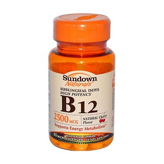 rexall sundown naturals 维生素b-12舌下含片(sundown)