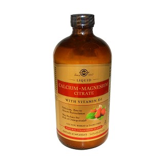 solgar 维生素d3液体钙柠檬酸镁(solgar)