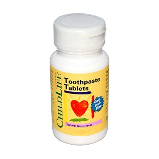 childlife 天然浆果味儿童牙膏片(80片)