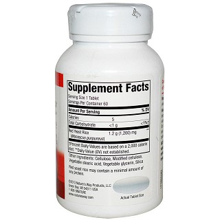 natures way heartsure red yeast rice(natures)