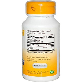 natures way vitamin d-400(natures)