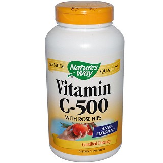 natures way 玫瑰果维他命c-500胶囊(natures)