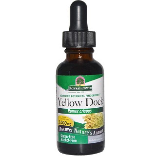 natures answer yellow dock alcohol-free(natures)