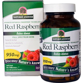 natures answer red raspberry(natures)