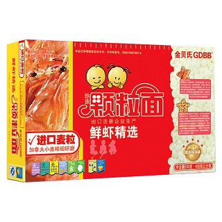 金贝氏鲜虾营养颗粒面(君盛)