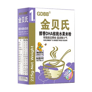 金贝氏醇香dha核桃水果米粉(方长宏)