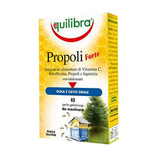 equilibra天然甘草蜂胶咀嚼片(equilibra)