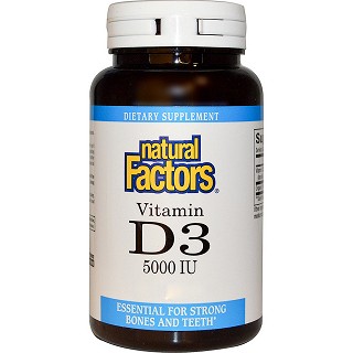 natural factors vitamin d3 5000 iu 180粒(fa)