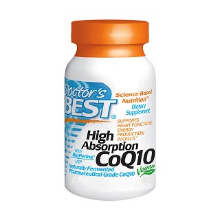 doctor's best 高吸收辅酶q10素食片(180片)