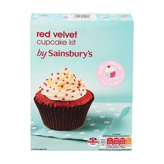 sainsbury's 红丝绒杯子蛋糕粉(ringtons)