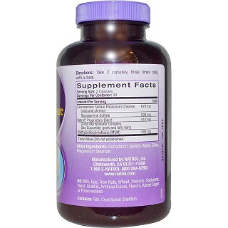 natrol glucosamine msm & cetylpure 140粒(natrol)