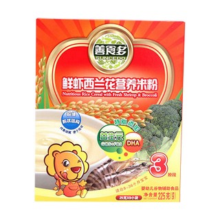 善食多 鲜虾西兰花营养婴儿米粉(未来营养)