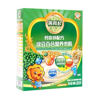 善食多 绿豆百合宝宝米粉(未来营养)