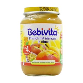 bebivita贝唯他 西洋梨桃子百香果泥(贝唯)