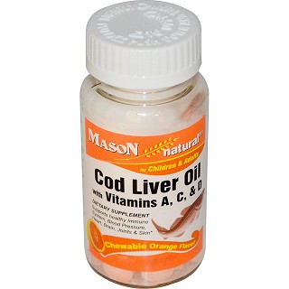 mason vitamins cod liver oil 60片(mason)