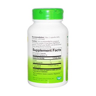 nature's way korean ginseng root(natures)